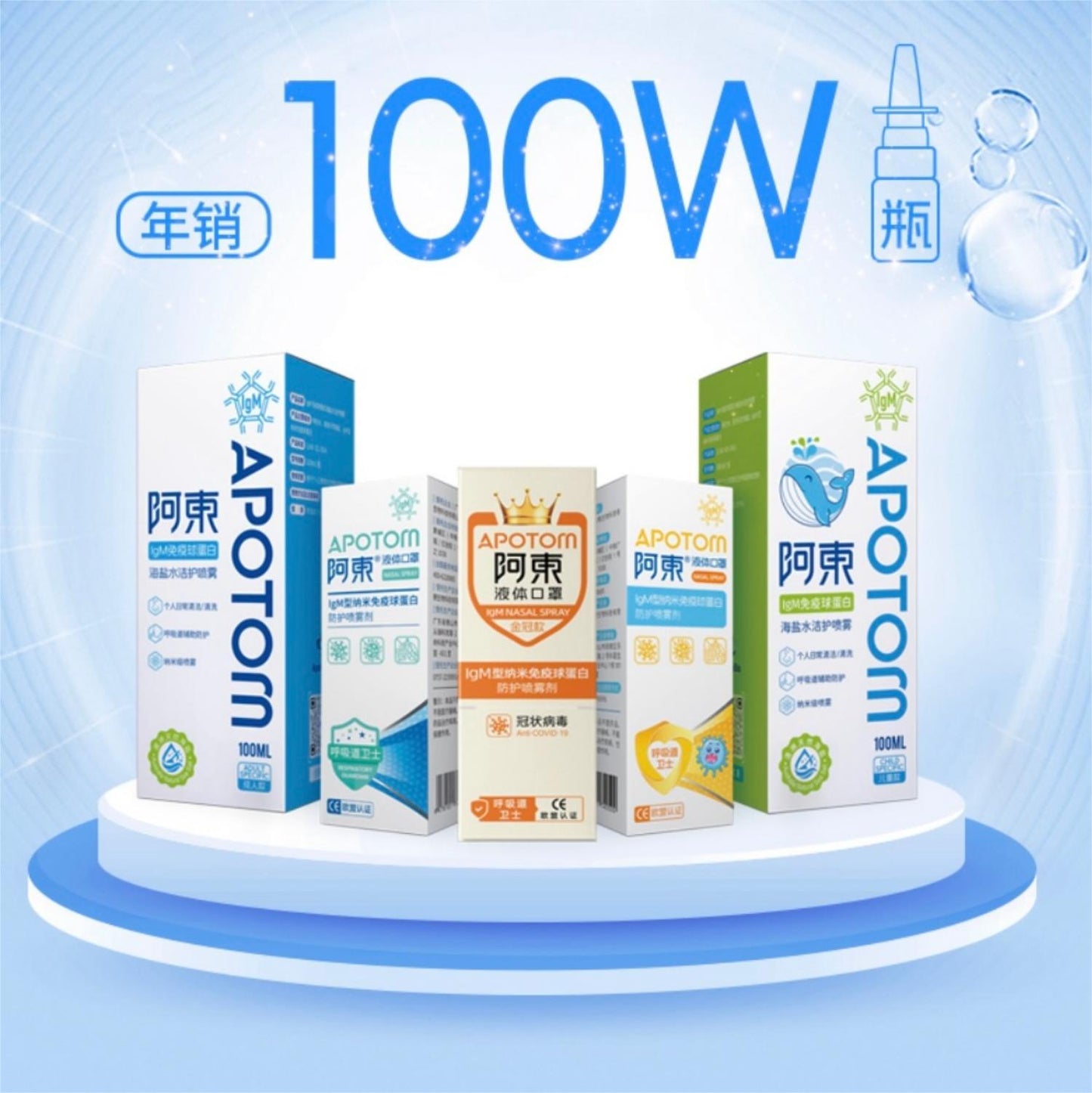 IgM Nano Immunoglobulin Protection Spray for Adults 